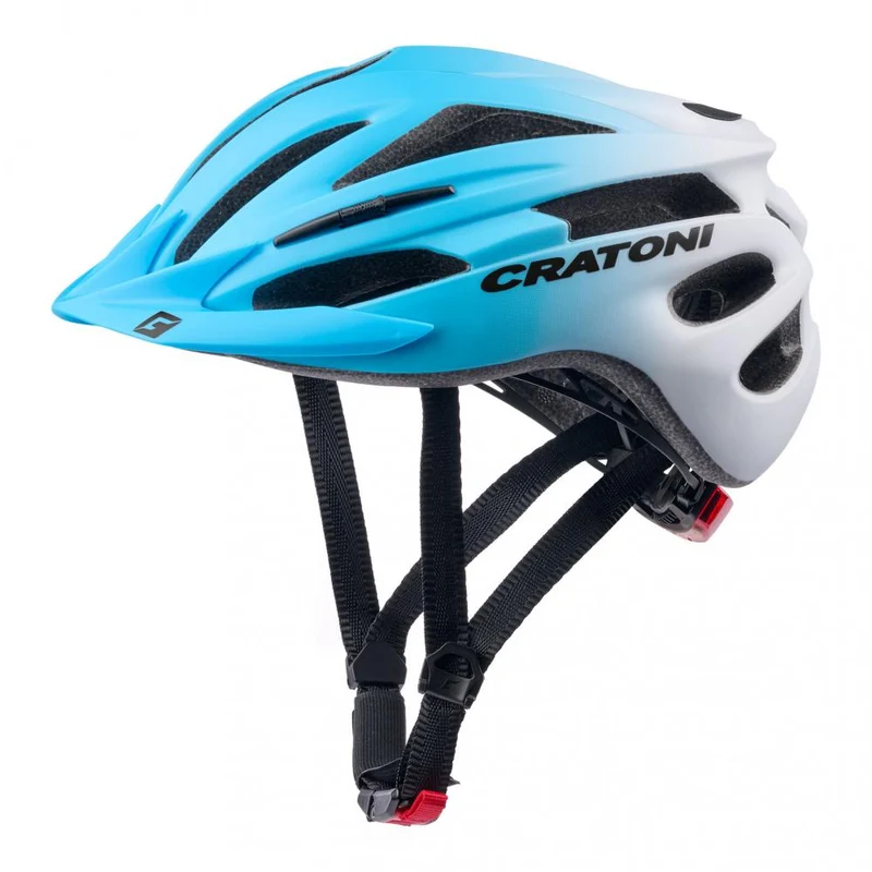 CRATONI Pacer Jr. Kinder-Fahrradhelm blue/white matt S-M 54-58 cm