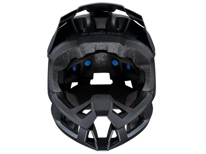 100% Trajecta helmet w/Fidlock M black - leichter Fullface-Helm mit Top-Belüftung