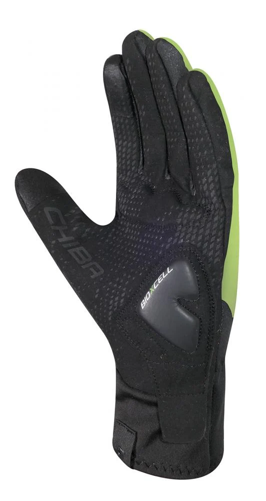 CHIBA BioXCell Light Winter - Winter-Radhandschuhe neongelb XXL, winddicht & gepolstert
