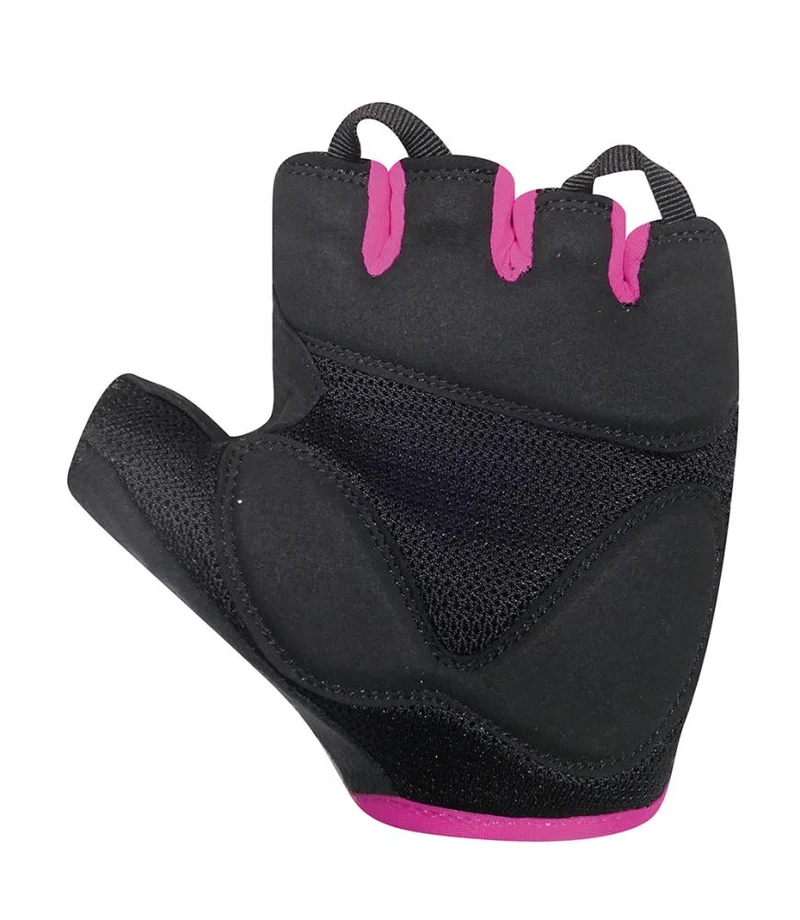 CHIBA Lady Gel - Radhandschuhe Damen S schwarz/pink mit Gelpolsterung