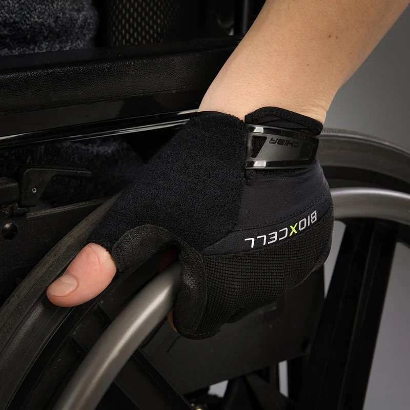 CHIBA BioXCell - Radhandschuhe schwarz M mit BioXCell Gelpolsterung