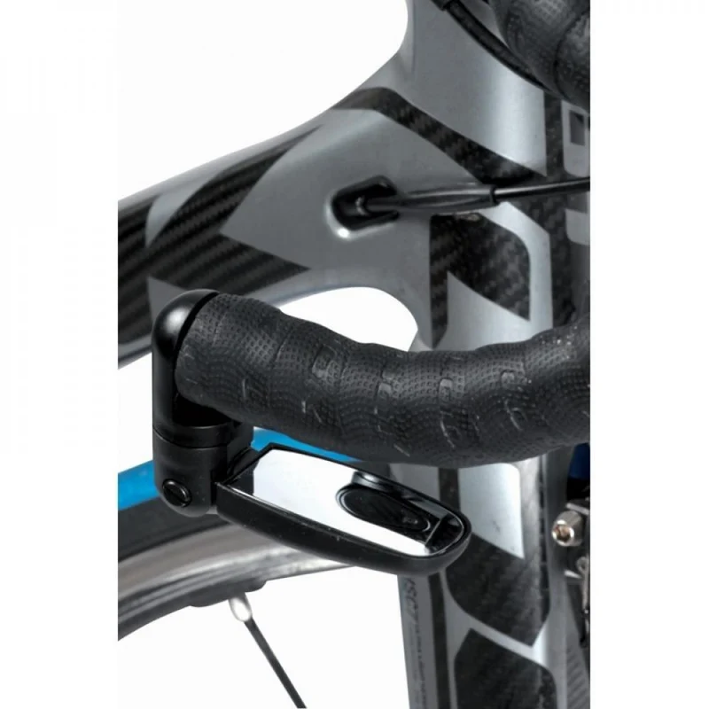 Zéfal Spin 15 (2er Set) Fahrradspiegel, einklappbar, 360° drehbar, bruchsicher, für Lenker 1622 mm, 15 cm² Sichtfläche, ideal für Rennrad, MTB, E-Bike