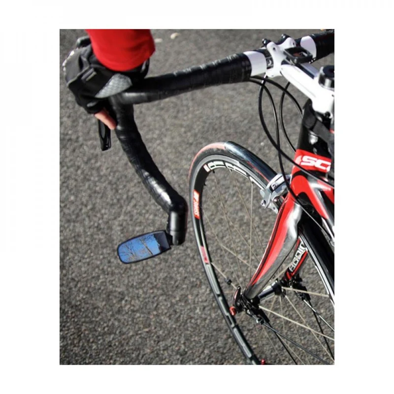 Zéfal Spin 15 (2er Set) Fahrradspiegel, einklappbar, 360° drehbar, bruchsicher, für Lenker 1622 mm, 15 cm² Sichtfläche, ideal für Rennrad, MTB, E-Bike