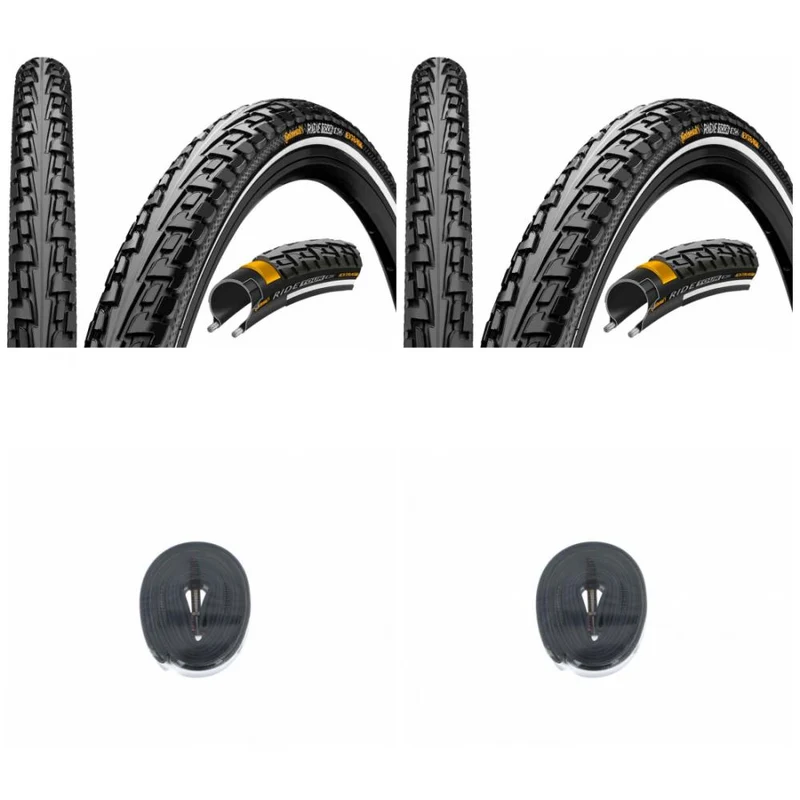 2x Reifen Continental Conti RideTour 28x1.75 + 2x Schwalbe Schlauch DV17 40 mm