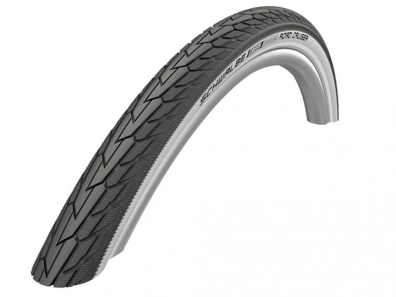 2x Reifen Schwalbe Road Cruiser HS484 Green 28x1.40 + 2x Schwalbe Schlauch DV17 28x1.10-1.75" (28/47-622/635) - 28 Zoll DV 40mm