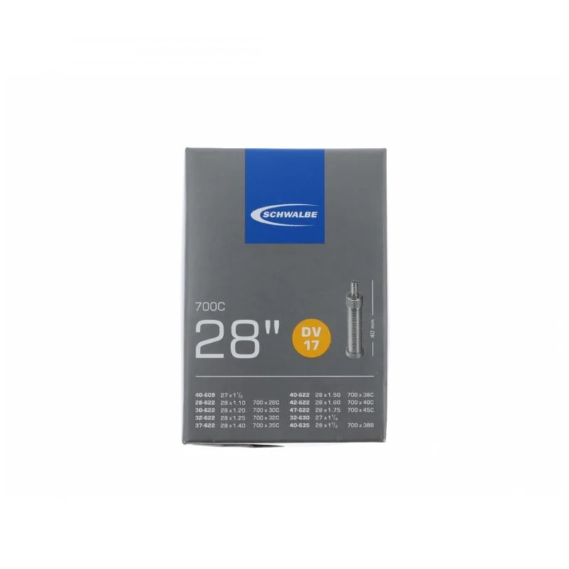Schwalbe 1x Schlauch DV17 28x1.10-1.75 Zoll