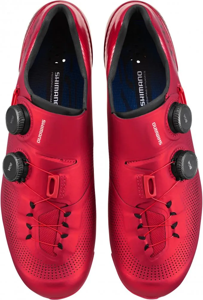 SHIMANO Fahrradschuhe RC903 Damen/Herren Road SPD-SL - Größe 41, Rot
