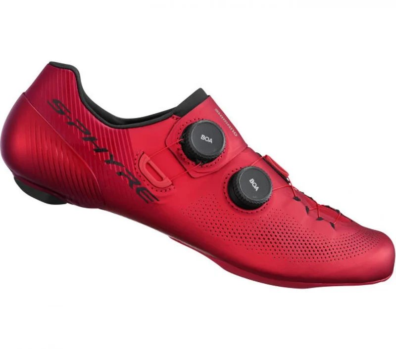 SHIMANO Fahrradschuhe RC903 Damen/Herren Road SPD-SL - Größe 41, Rot