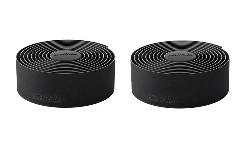 Selle Italia Lenkerband Gran Fondo Tape schwarz - PU-Gel-Material für maximalen Komfort, vibrationsdämpfend, rutschfest, ideal für Rennrad und Langstrecken
