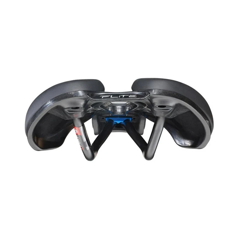 Selle Italia Flite Boost TM Superflow S3 schwarz - ergonomischer Rennradsattel mit Superflow-Aussparung, Manganese-Gestell, strapazierfähiger Soft-Tek-Bezug