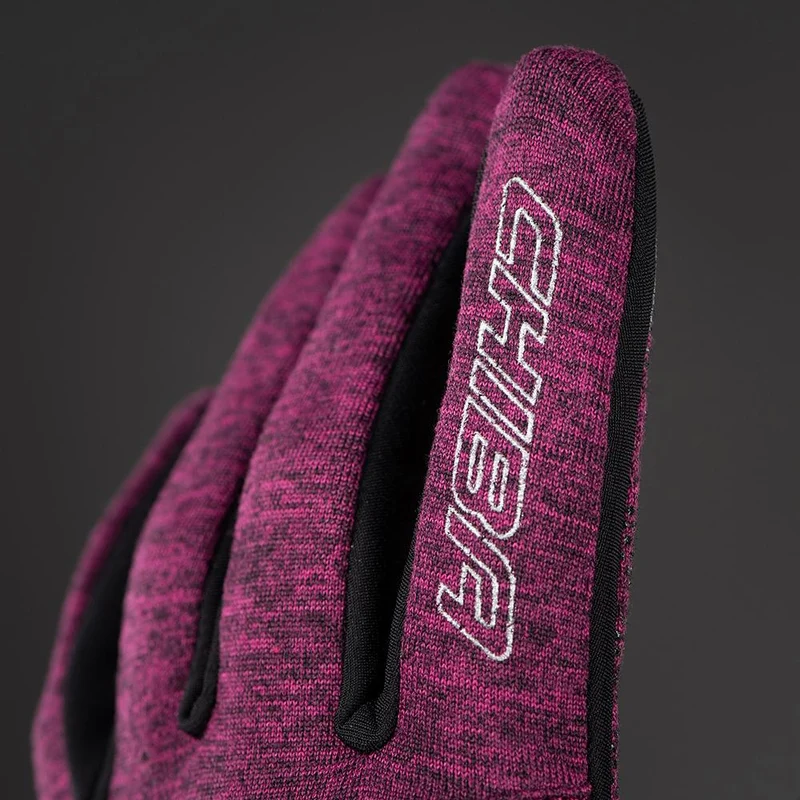 CHIBA Allround Light - Radhandschuhe, Polartec-Fleece, Touchfunktion, violett, Gr. L