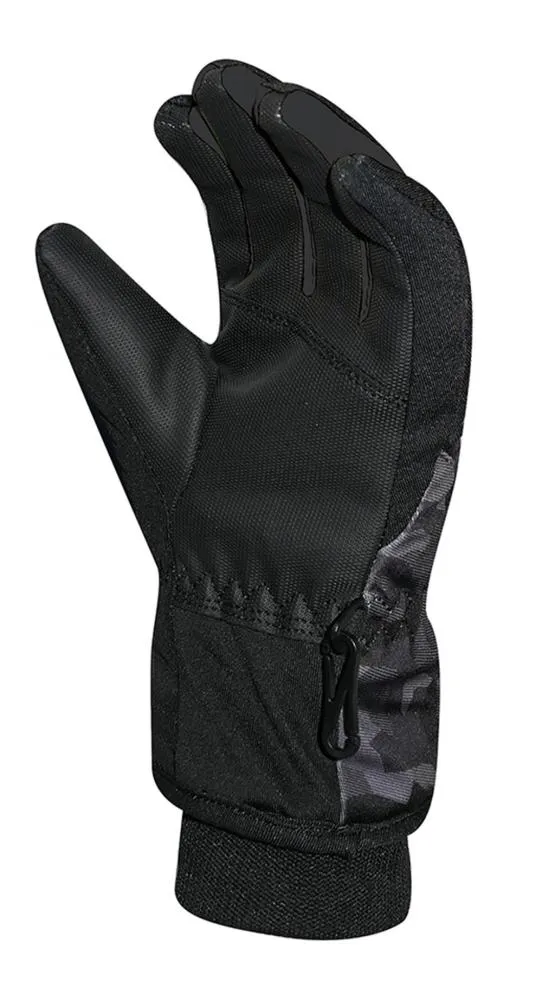 CHIBA Snow Flash - wasserdichte Winter-Radhandschuhe, Größe 4, Tarn/weiß