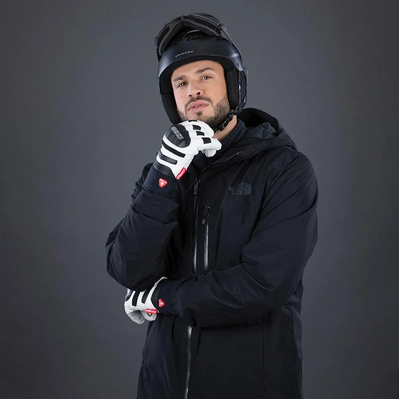 CHIBA Super Race - wasserdichte Winter-Radhandschuhe, Größe 10, weiß