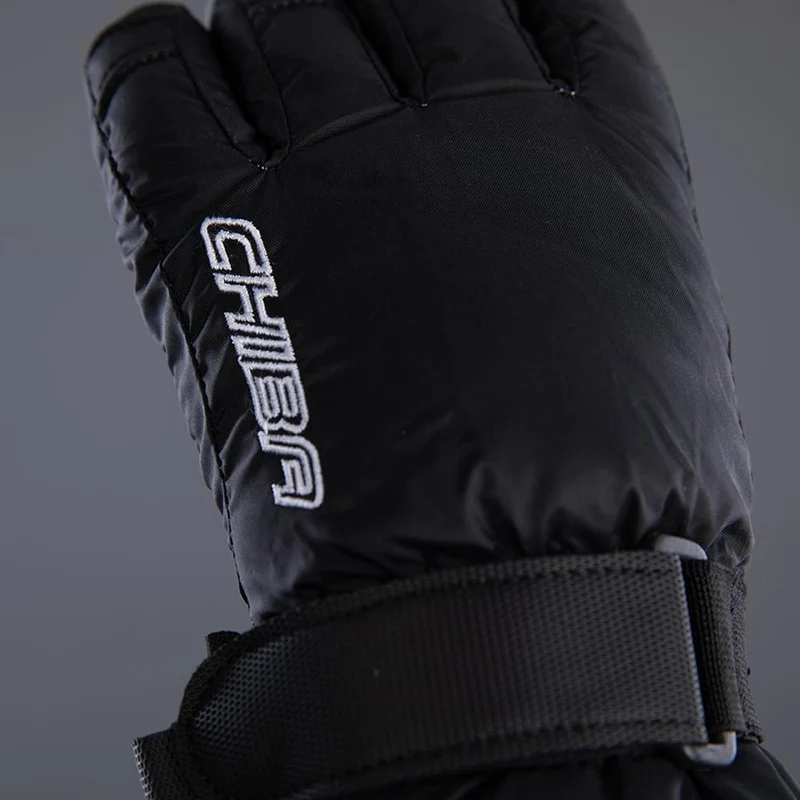 CHIBA Kids Allround Finger - Kinder-Radhandschuhe schwarz, wasserdicht, Größe 3
