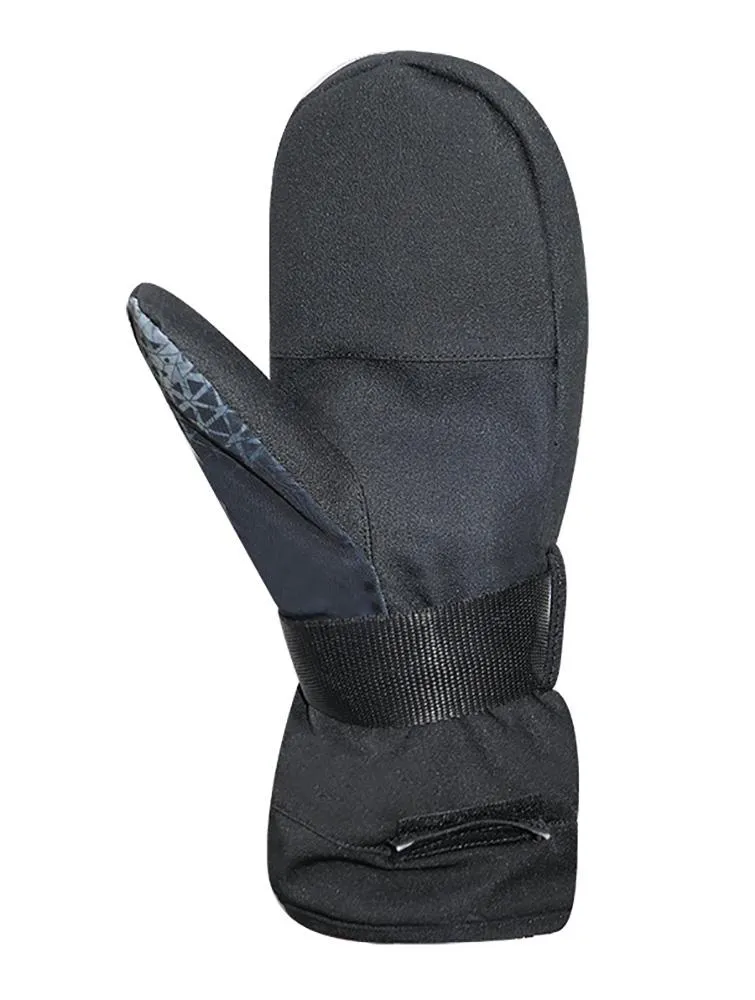 CHIBA Board Mitten - wasserdichte Primaloft Snowboard-Handschuhe, Größe 8, dk. grau/n