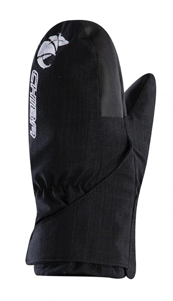 CHIBA Kids Basic Mitten - wasserdichte Kinder-Fäustlinge schwarz, Größe I