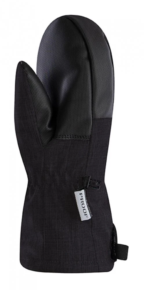CHIBA Kids Basic Mitten - wasserdichte Kinder-Fäustlinge schwarz, Größe I