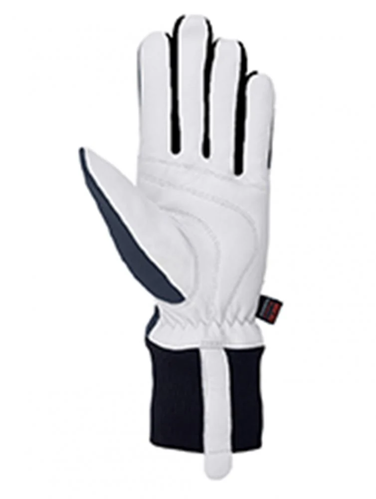 CHIBA Nordic Plus - winddichte, atmungsaktive Radhandschuhe dk.grau/sc, Gr. 6,5