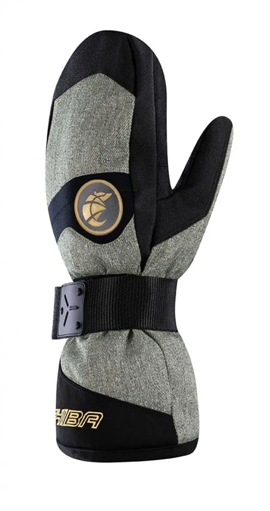CHIBA Board Mitten - 100% wasserdicht, Primaloft Gold, Protektor, Gr. 6,5 olive/gold