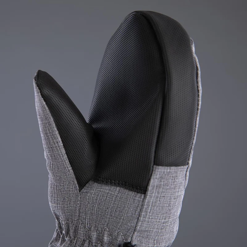 CHIBA Kids Basic Mitten - wasserdichte Kinder-Fäustlinge, Größe VI, hellgrau
