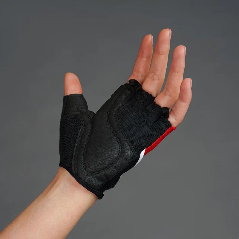 CHIBA Youth - Radhandschuhe S/M rot, atmungsaktiv mit leichter Polsterung