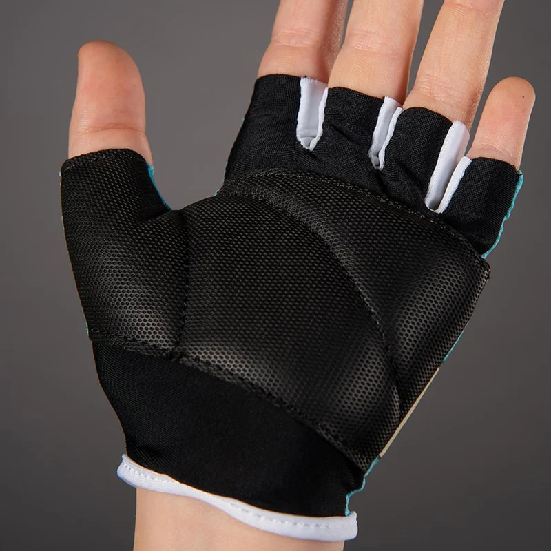 CHIBA Cool Kids - Kinder Fahrradhandschuhe XS türkis, Griptec Innenhand, waschbar