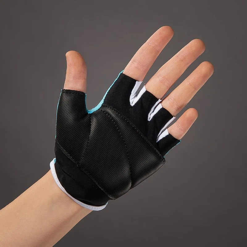 CHIBA Cool Kids - Kinder Fahrradhandschuhe XS türkis, Griptec Innenhand, waschbar