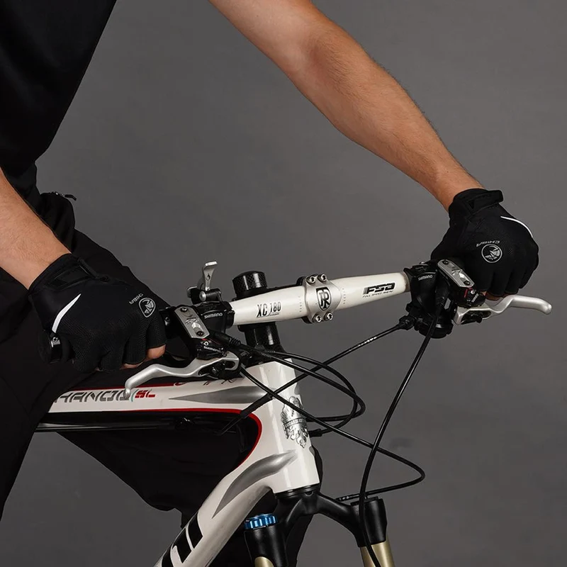 CHIBA Sport - Radhandschuhe XS schwarz, atmungsaktiv mit Polsterung