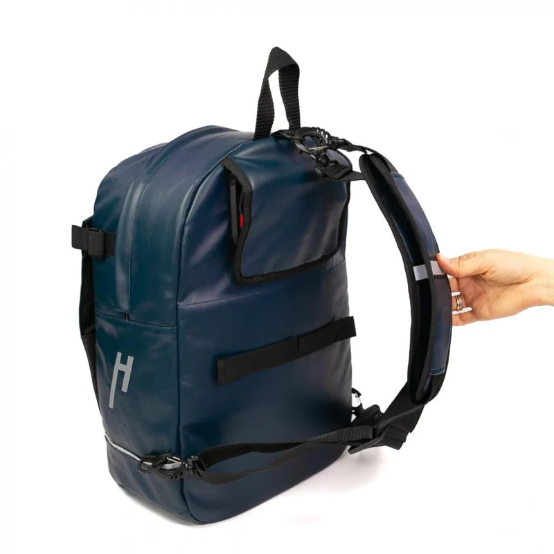 Haberland Bike-Rucksack Lucky Active Plus blau - variable Gepäckträger- & Rucksacklösung