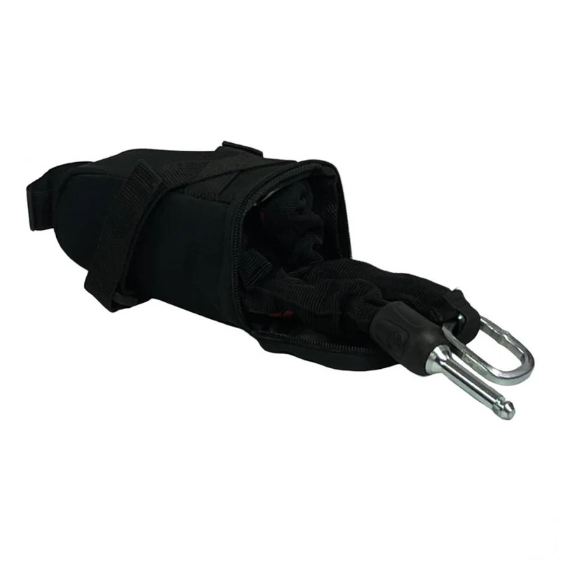 Haberland Tasche für Schlosskette schwarz - praktische Satteltasche für Kettenschlösser
