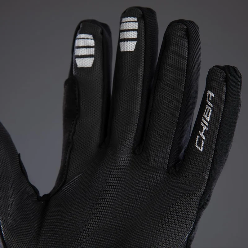 CHIBA 2nd Skin Light - wasserdichte Radhandschuhe, schwarz, Größe 7