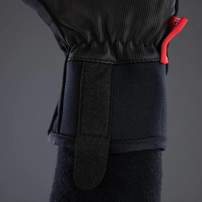 CHIBA 2nd Skin Light - wasserdichte Radhandschuhe, schwarz, Größe 7