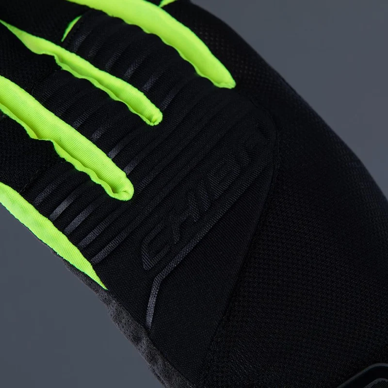 CHIBA Blade - Radhandschuhe S schwarz/neongelb, atmungsaktiv mit Touchfunktion