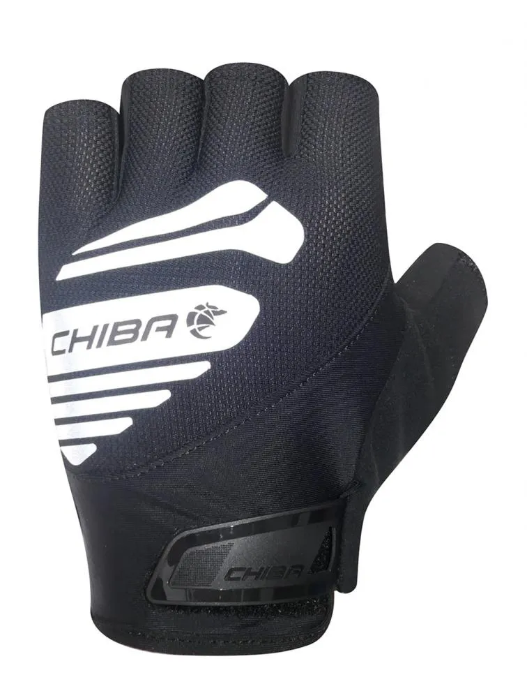 CHIBA Air Plus Reflex - Radhandschuhe XL schwarz, gepolstert & reflektierend