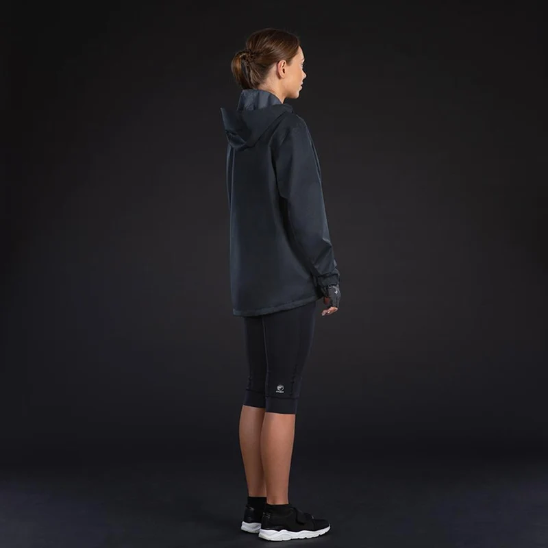 CHIBA Rainjacket Damen - wasserdicht, winddicht, atmungsaktiv, schwarz, Gr. L