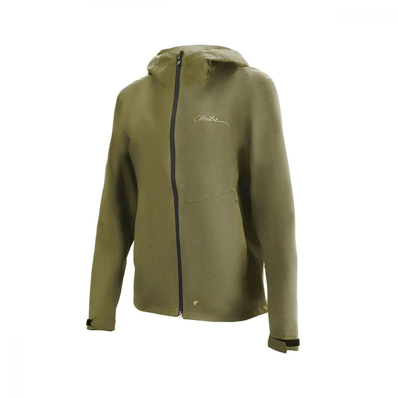 CHIBA Rainjacket Damen - wasserdicht, winddicht, atmungsaktiv, olive, Gr. M