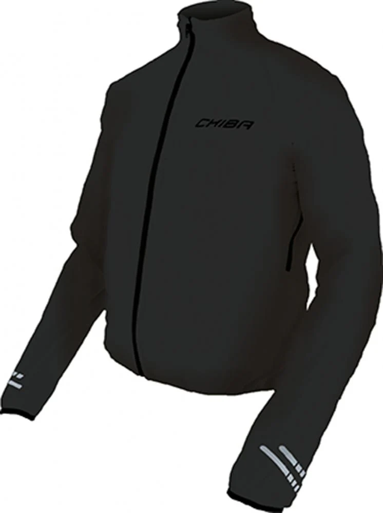 CHIBA Race Performance Jacke - wasserdicht, winddicht, atmungsaktiv, schwarz, 3XL