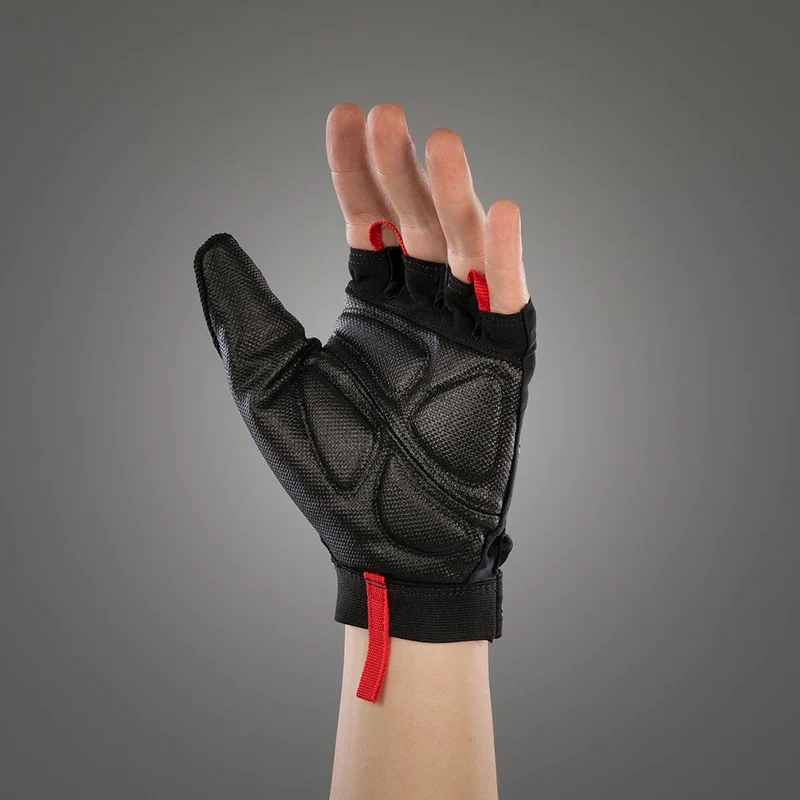 CHIBA Argon Premium II - Radhandschuhe XL schwarz mit Gelpolster & Aramidschutz