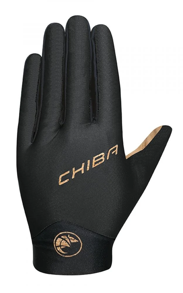 CHIBA Eco Glove Pro Touring - Radhandschuhe schwarz, Größe L, atmungsaktiv & leicht