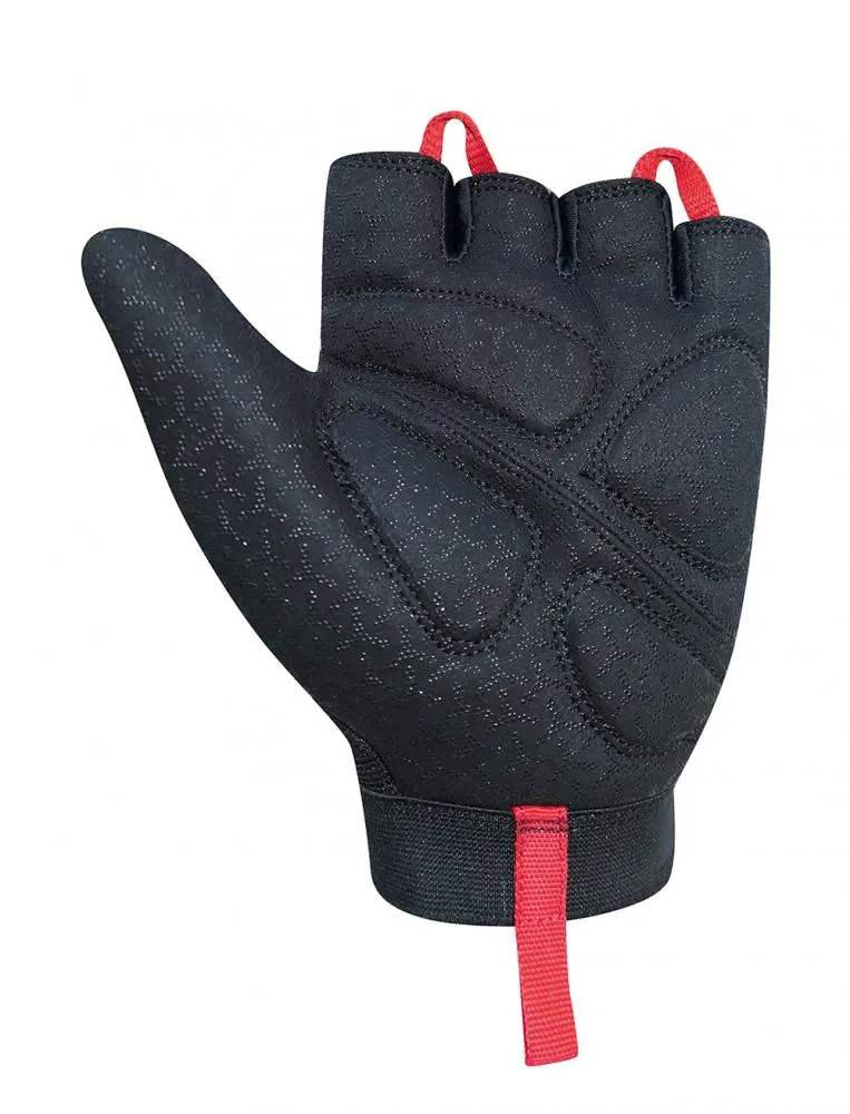 CHIBA Argon II - Rollstuhl-Radhandschuhe XS schwarz, Gelpolster & Belüftung