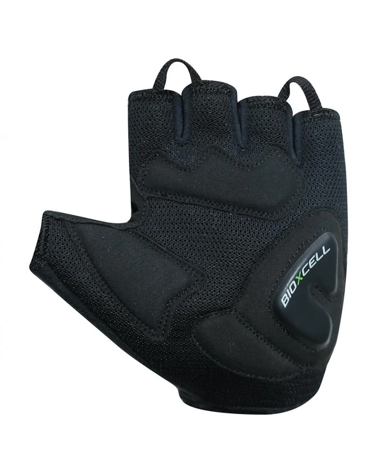 CHIBA BioXCell Air - Radhandschuhe neongelb, S, atmungsaktiv mit Gelpolsterung