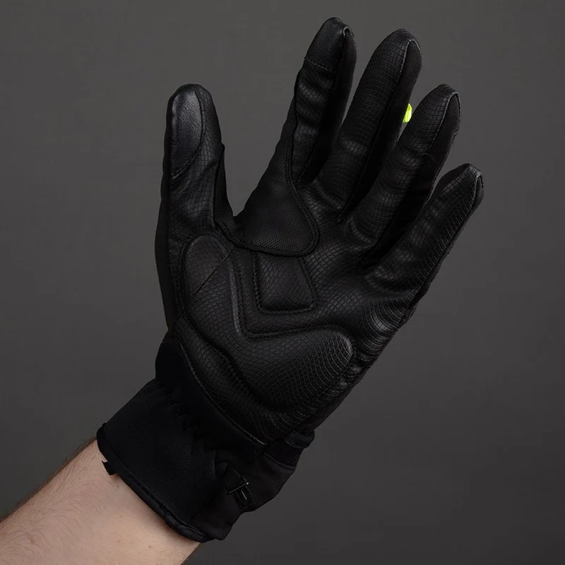 CHIBA Express+ - Radhandschuhe XL schwarz mit Regenüberzug und Gelpolsterung
