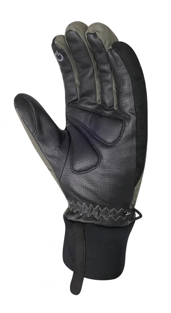 Chiba City Liner Winterhandschuh Olive Gr. L - wind- & wasserdicht, Primaloft-Futter, Touchfunktion, Carbon-Grip & Reflexelemente