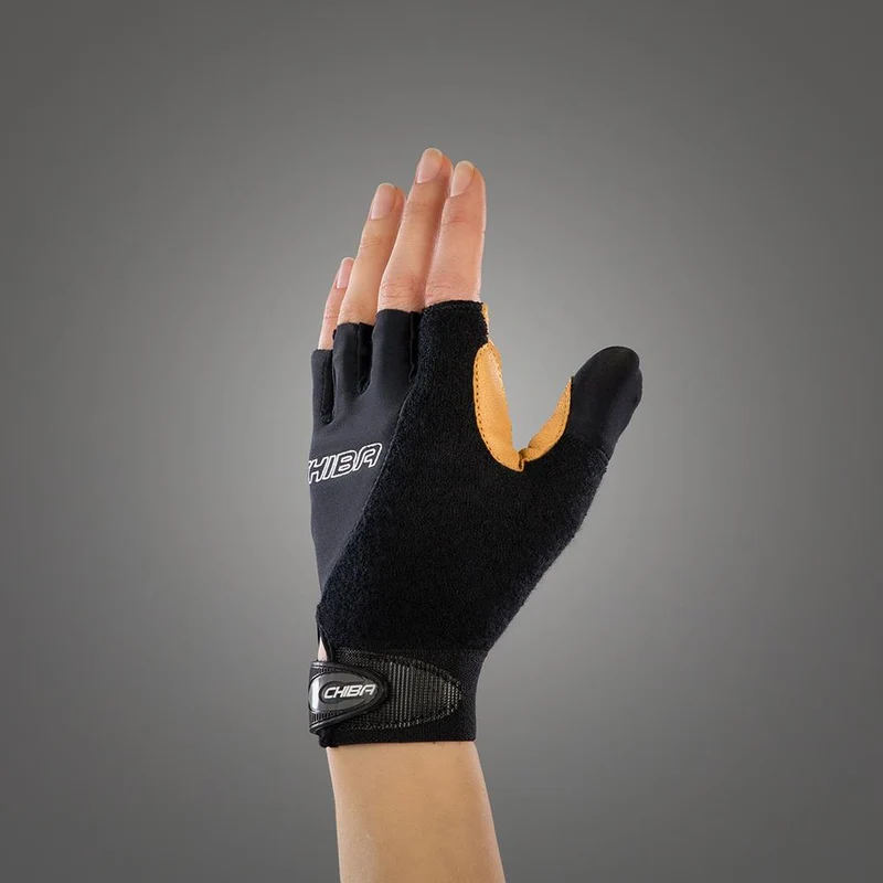 CHIBA Argon Kids - Kinder Rollstuhl-Handschuhe XXS schwarz, Gelpolster, Atmungsaktiv