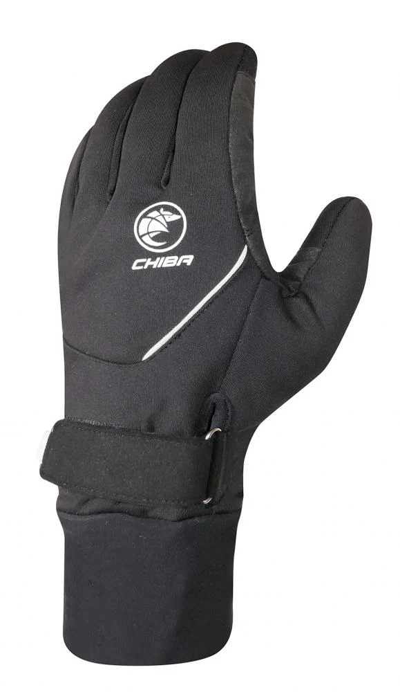 CHIBA Rain Pro - wasserdichte Radhandschuhe 3XL schwarz/weiß