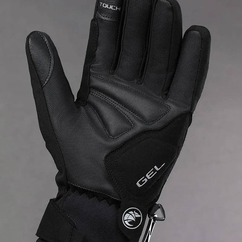 CHIBA Dry Star - wasserdichte, winddichte & atmungsaktive Radhandschuhe schwarz XL
