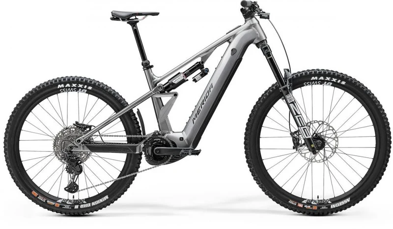 Merida eONE-EIGHTY 900 I1 glossy gunmetal S Grau - leistungsstarkes E-MTB für anspruchsvolle Trails