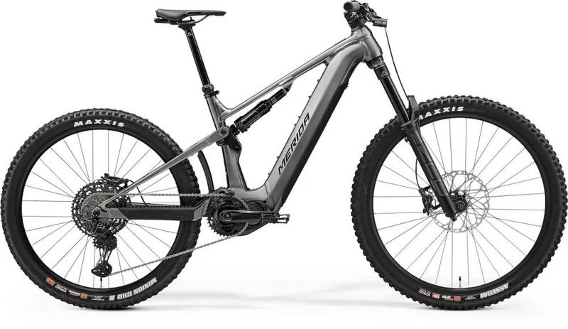 Merida eONE-SIXTY 875 IV1 gunmetal grey(black) L Gunmetal-grau/schwar - leistungsstarkes E-MTB Fully