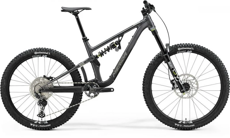 Merida ONE-SIXTY 800 FR III1 M SILK DARK SILVER(GRE - Enduro-Fully für anspruchsvolle Trails