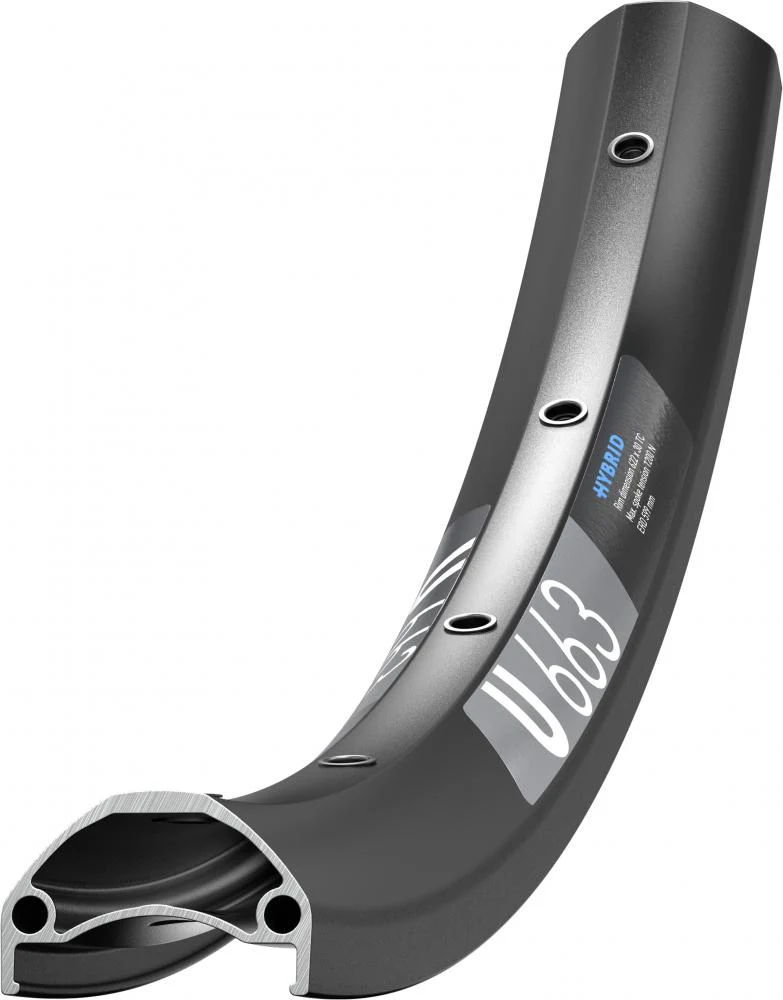 DT Swiss Felge Hybrid U 663 29" 28 Loch Schwarz - robuste Urban-E-Bike-Felge bis 180 kg